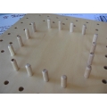 TELAIO LEGNO CON 80 SPINOTTI PER LANA